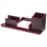 Набор настольный BESTAR "Nemesis" из дерева, 8 предметов, цвет "красное дерево", 236383