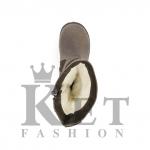 Монголки детские коричневые, литая подошва