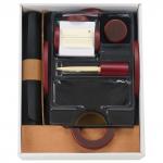 Набор настольный BESTAR "Chronos" из дерева, 6 предметов, цвет "красное дерево", 236364