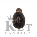 Сапожки детские коричневые, литая подошва