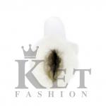 Унты детские белые, литая подошва