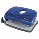 Дырокол BRAUBERG "Original", до 20 листов, синий, 222540
