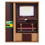 Набор настольный BESTAR "Hermes" из дерева, 7 предметов, цвет "красное дерево", 236362