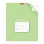 Тетрадь 12 л., HATBER, узкая линия, обложка картон, "С уголком" (5 видов в спайке), 12Т5В7