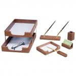 Набор настольный BESTAR "Jupiter" из массива дерева (бук), 6 предметов, цвет "орех", 236376