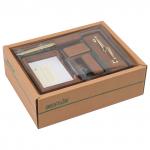 Набор настольный BESTAR "Jupiter" из массива дерева (бук), 6 предметов, цвет "орех", 236376