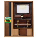 Набор настольный BESTAR "Hermes" из дерева, 7 предметов, цвет "орех", 236363