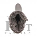 Монголки высокие коричневые замок, войлочная подошва