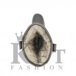 Монголки высокие коричневые, литая подошва