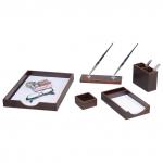 Набор настольный BESTAR "Achilles" из дерева, 5 предметов, цвет "орех", 236359