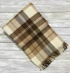 02-02 Бел/беж/тер  200х220 Эльф плед новозеланд. шерсть