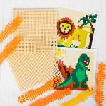 *НОВИНКА!  Тетрис-мозаика "Динозавр и лев"