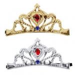 СНОУ БУМ Корона карнавальная, полиэстер, пластик, 22х10 см, 2 цвета, арт.1