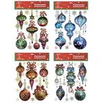 СНОУ БУМ Наклейка ПВХ 3D 20х24см, 4 дизайна