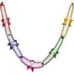 СНОУ БУМ Гирлянда-растяжка 16х16х240см ПВХ, многоцвет,  MYH063