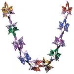 СНОУ БУМ Гирлянда-растяжка 18,5х18,5х200см, ПВХ, многоцвет, в виде Снежинки, MYH049