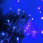 СНОУ БУМ Гирлянда электрическая вьюн 9м, 100LED, аква, пост. свечение, прозр. провод, 220В