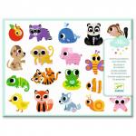 *Новинка! Набор объемных наклеек Детёныши