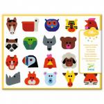 *Новинка! Набор объемных наклеек Животные