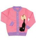 ДЖЕМПЕР ДЛЯ ДЕВОЧКИ КИСА РОЗОВЫЙ Арт.15492
