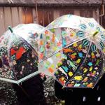 *Новинка! Зонтик - Цветы и птицы