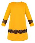 Желтое платье для девочки  Арт.83032