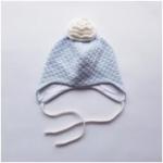 Шапка Tracery W-Z8-P (Ажурная двухцветная вязка)