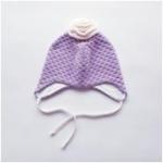 Шапка Tracery W-Z8-P (Ажурная двухцветная вязка)