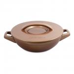 Вок с керамической крышкой Duo+ 3 л. медный