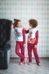 Пижама детская (фуфайка(лонгслив), брюки) д/дев Juno