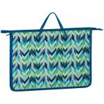 Папка с ручками А4 ArtSpace "Зеленая графика", ручка шнурок, пластик, 45мм, ПТ-15_25564