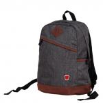 16012 темно-серый рюкзак замшевое дно