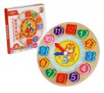 Шнуровка-часы 6842 дерево