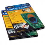 Пленки-заготовки д/ламинирования, А4, КОМПЛЕКТ 100шт, 100 мкм, FELLOWES, FS-53511