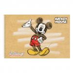 Альбом д/рис. А4 40л., спираль, обложка картон, HATBER, 205х300мм, Микки Маус-DISNEY (5 вид),40А4Всп
