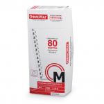 Пружины пласт. д/переплета, КОМПЛЕКТ 100шт, 12 мм (для сшивания 56-80л), белые, ОФИСМАГ, 530814