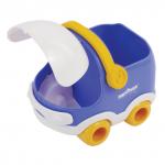 Канцелярский детский набор ЮНЛАНДИЯ "АВТОМОБИЛЬ", 4 предмета, синий, блистер, 236960