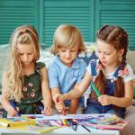 Альбом д/акварели А4 24л., бумага 160 г/м, склейка, обложка картон, ЮНЛАНДИЯ, Собачки, 105110