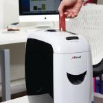 Уничтожитель (шредер) REXEL STYLE+, 1 чел, 4 ур. секретн., фрагменты 4x24мм, 7 листов, 12л, 2101944