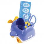 Канцелярский детский набор ЮНЛАНДИЯ "САМОЛЕТ", 4 предмета, синий, блистер, 236961