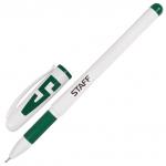 Ручки гелевые с грипом STAFF НАБОР 6шт., АССОРТИ, корпус белый, 0,5мм, линия 0,35мм, GP133