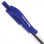 Ручка шариковая масляная автомат. BRAUBERG Extra Glide R, СИНЯЯ, узел 0,7мм, линия 0,35мм, 142932