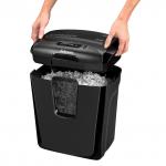 Уничтожитель (шредер) FELLOWES M-8C, 1 чел., 3 ур. секр., фрагменты 4х50мм, 8 листов, 15л, FS-46041