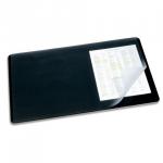 Коврик-подкладка настольный для письма (530х400мм), c прозр. листом,черный,DURABLE(Германия),7202-01