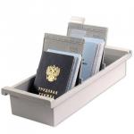 Картотека пластиковая ФОРМАТ А6 (148х105мм) вертик. на 1300 карт, серая, HAN (Германия),НА956/0/1/11