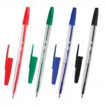 Ручки шариковые STAFF C-51 НАБОР 4шт., АССОРТИ, узел 1мм, линия письма 0,5мм, BP112