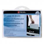 Салфетки масляные для уничтожителей КОМПЛЕКТ 12 шт, REXEL, 2101948 (ACCO Brands, США)