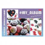 Альбом д/рис. А4 24л., скоба, обложка картон, HATBER, 205х290мм, Ягодки (1 вид), 24А4В_19426