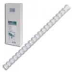 Пружины пласт. д/переплета, КОМПЛЕКТ 100шт, 12мм (для сшивания 56-80л), белые, FELLOWES, FS-53462