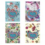 Раскраска-Антистресс 48 рисунков, 24 листа, 210*290 мм., 120 г/м, скрепка, BRAUBERG, 104150